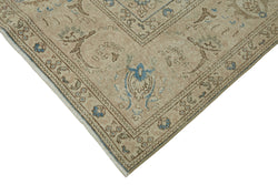 Collection of 9' 10'' x 12' 9'' Beige Vintage Large Rug in a gallery layout