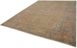 Collection of 9' 11'' x 12' 11'' Beige Vintage Large Area Rug in a gallery layout