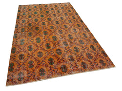 Collection of 5' 3'' x 8' 6'' Hand-Knotted Turkish Boho Rug in a gallery layout