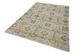 Collection of 5' 9'' x 8' 6'' Hand-Knotted Turkish Boho Rug in a gallery layout