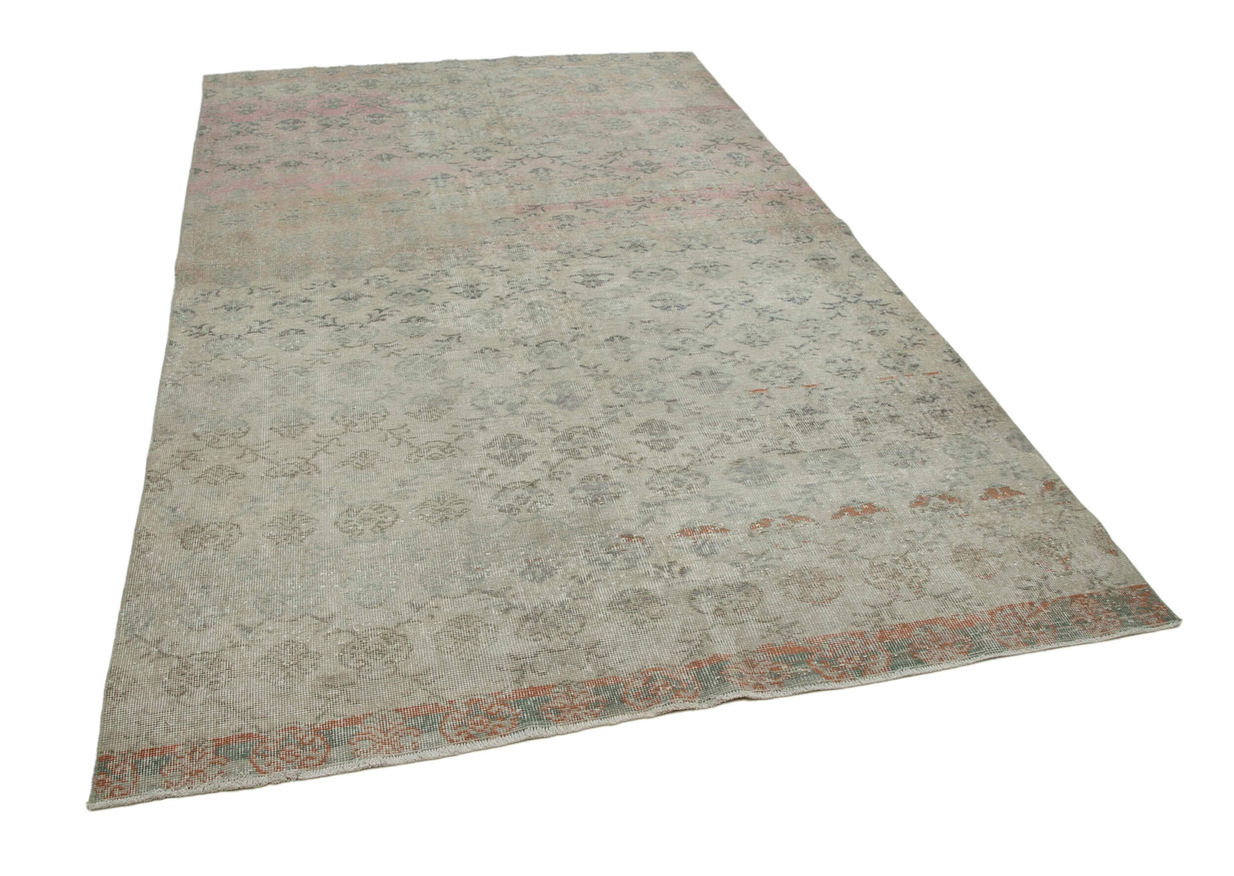 Collection of 5' 11'' x 9' 8'' Hand-Knotted Turkish Boho Rug in a gallery layout