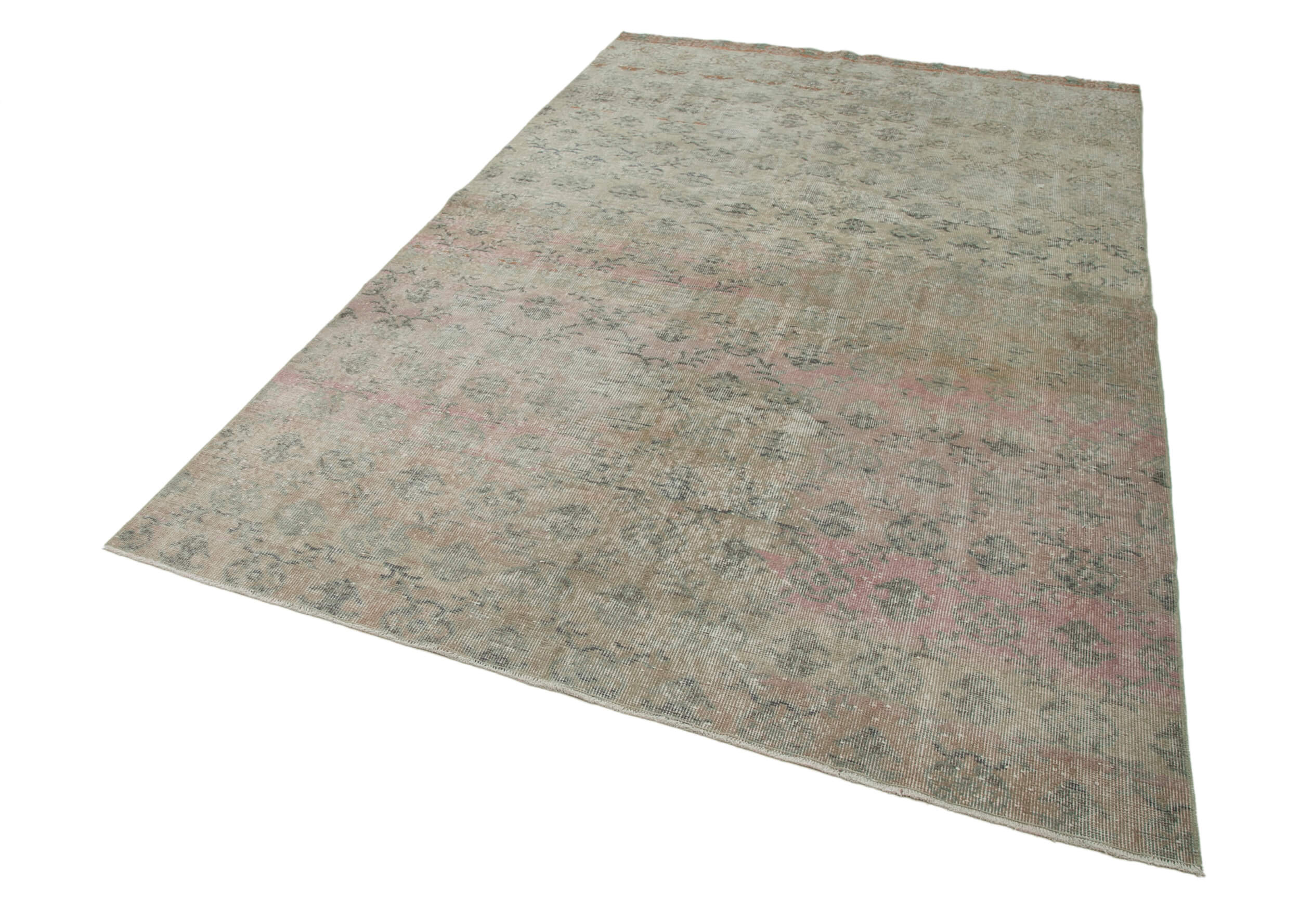 Collection of 5' 11'' x 9' 8'' Hand-Knotted Turkish Boho Rug in a gallery layout