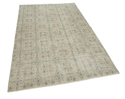 Collection of 5' 2'' x 8' 5'' Hand-Knotted Turkish Boho Rug in a gallery layout