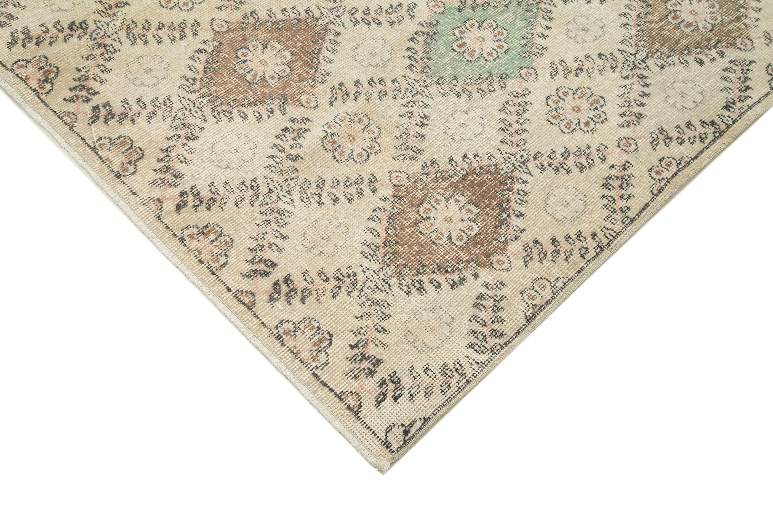 Collection of 5' 6'' x 9' 11'' Hand-Knotted Turkish Boho Rug in a gallery layout