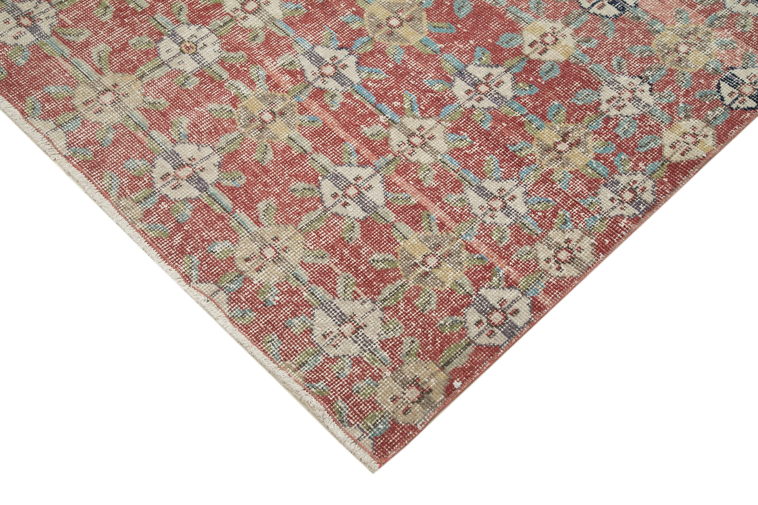 Collection of 6' 1'' x 9' 5'' Hand-Knotted Turkish Boho Rug in a gallery layout