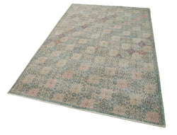 Collection of 5' 0'' x 8' 6'' Hand-Knotted Turkish Boho Rug in a gallery layout