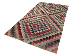 Collection of 5' 2'' x 9' 2'' Hand-Knotted Turkish Boho Rug in a gallery layout