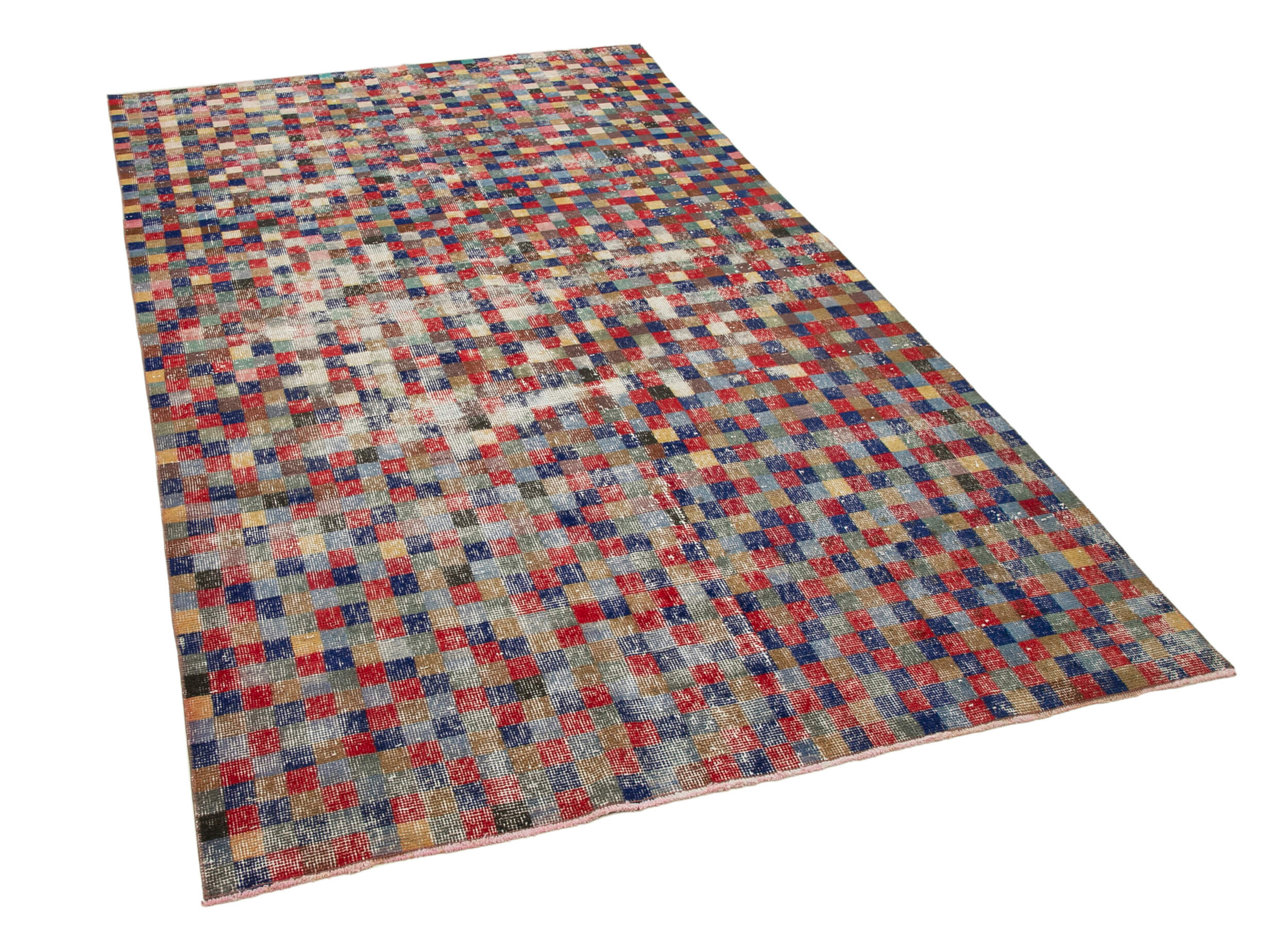 Collection of 5' 4'' x 9' Hand-Knotted Turkish Boho Rug in a gallery layout