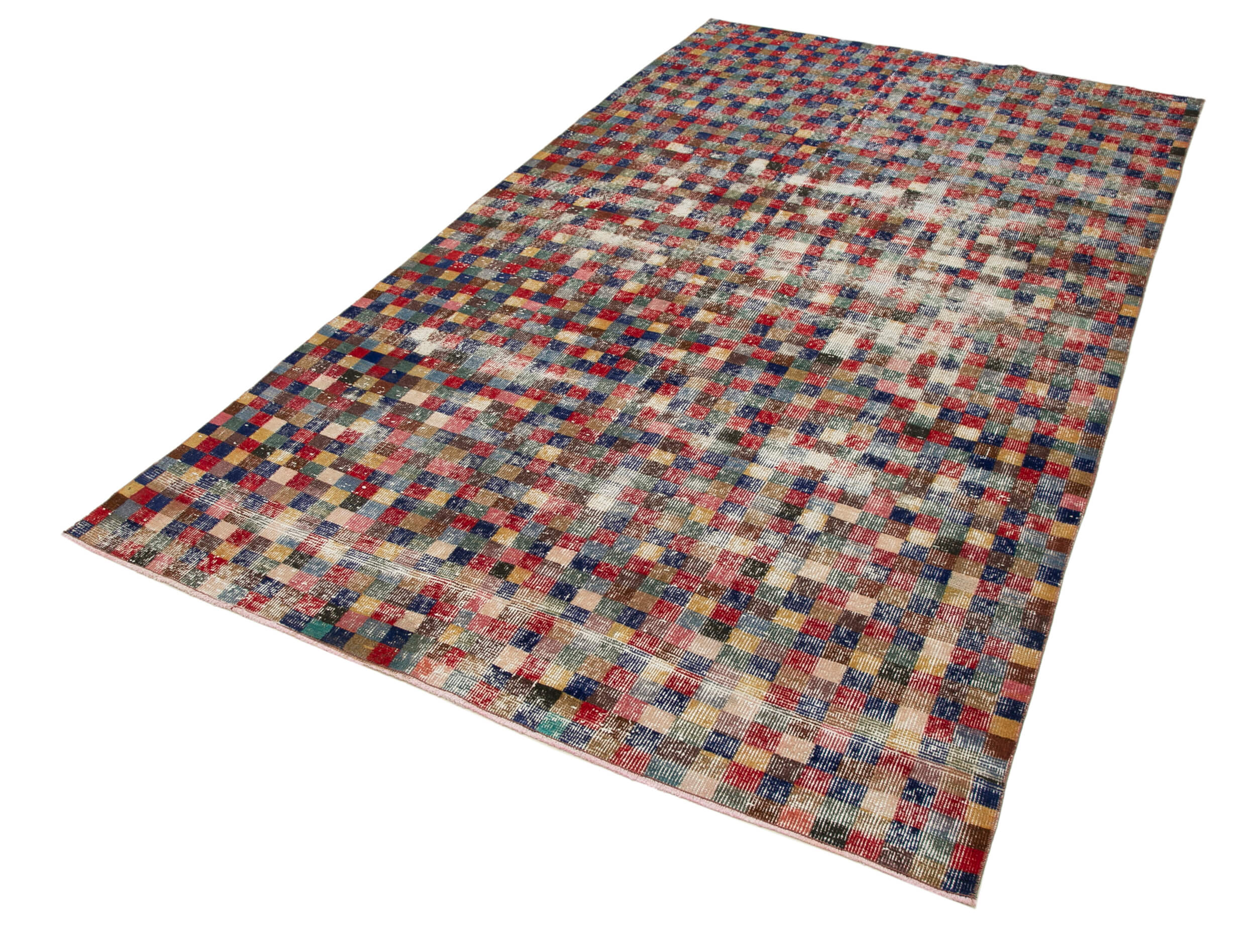 Collection of 5' 4'' x 9' Hand-Knotted Turkish Boho Rug in a gallery layout