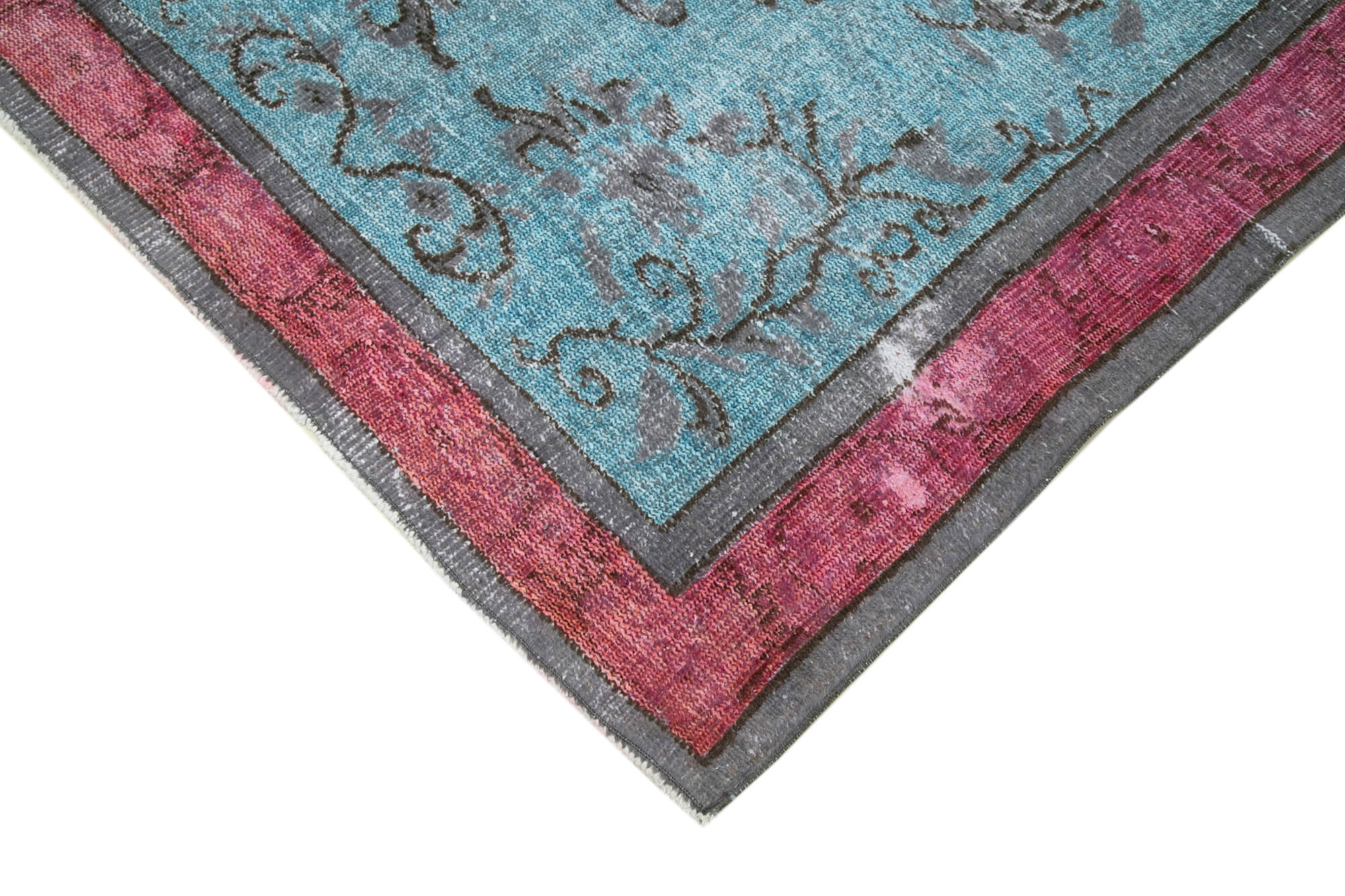 Collection of 4' 7'' x 8' 2'' Turkish Hand Carved Rug in a gallery layout