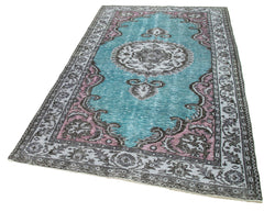 Collection of 5' x 8' 3'' Turkish Hand Carved Rug in a gallery layout