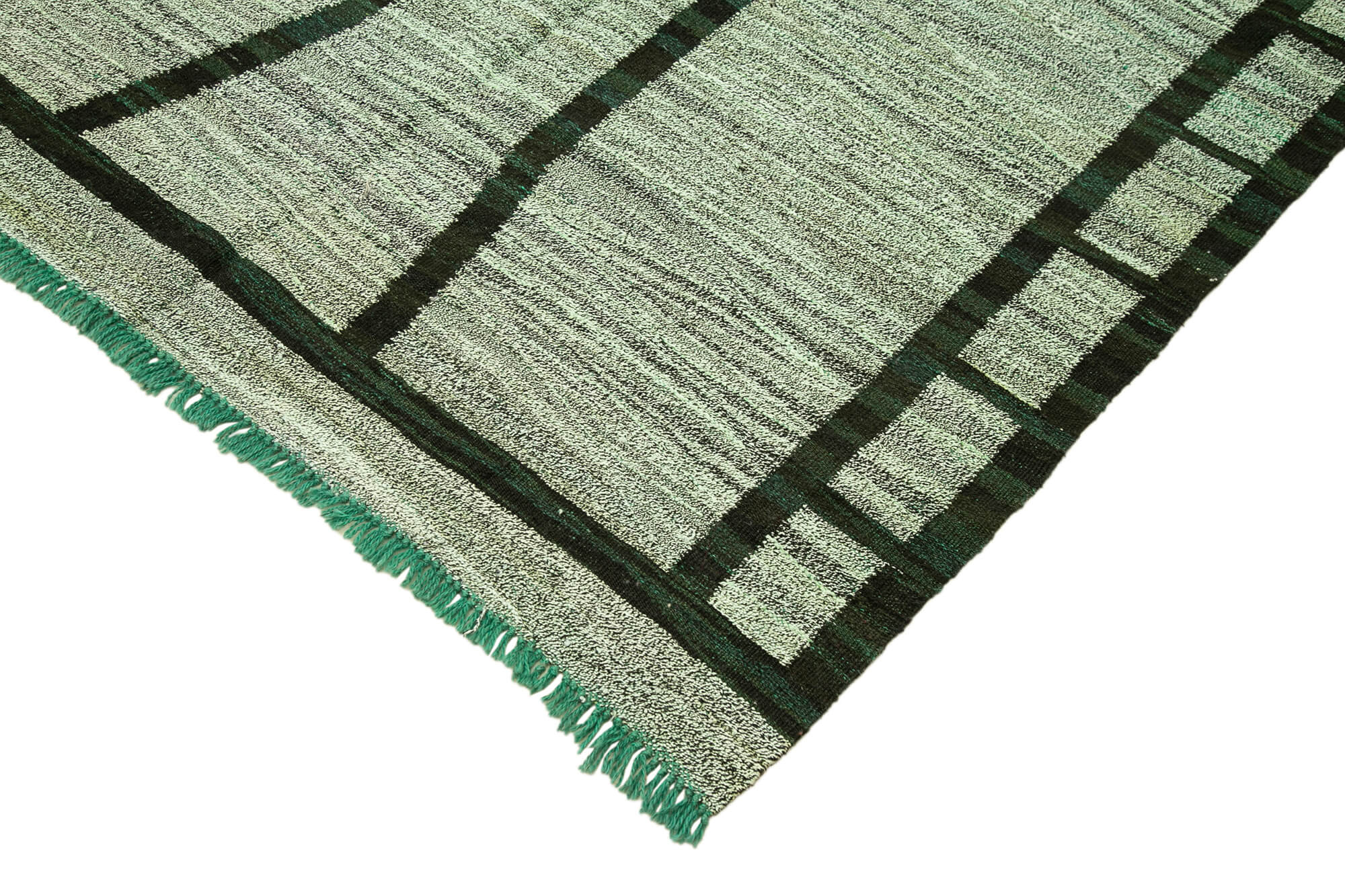 Collection of 10' x 14' 1'' Handwoven Turkish Kilim Rug in a gallery layout