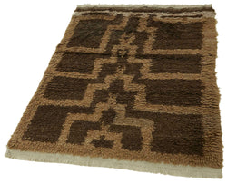 Collection of 3' 5'' x 4' 9'' Vintage Tulu Rug in a gallery layout