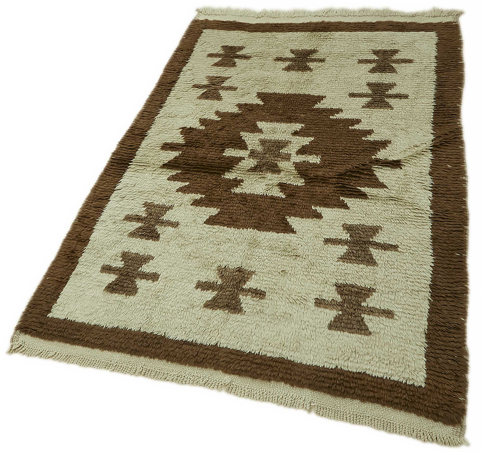 Collection of 3' 8'' x 5' 8'' Vintage Tulu Rug in a gallery layout