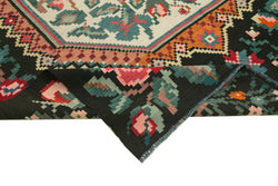 Collection of 6' 2'' x 9' 1'' Vintage Moldovan Kilim in a gallery layout