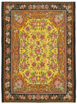 Collection of 7' 7'' x 10' 0'' Vintage Moldovan Rug in a gallery layout