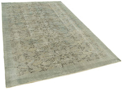 Collection of 5' 9'' x 9' 1'' Handmade Vintage Overdyed Rug in a gallery layout