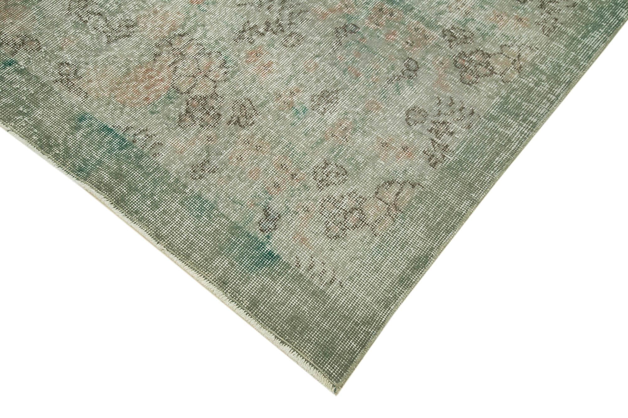 Collection of 5' 7'' x 8' 9'' Handmade Vintage Overdyed Rug in a gallery layout