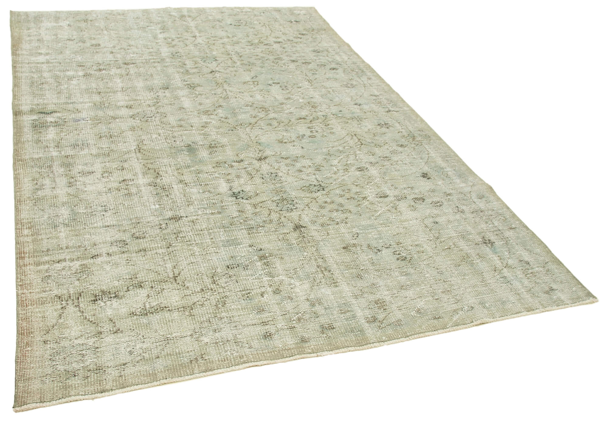 Collection of 5' 11'' x 8' 8'' Handmade Vintage Overdyed Rug in a gallery layout