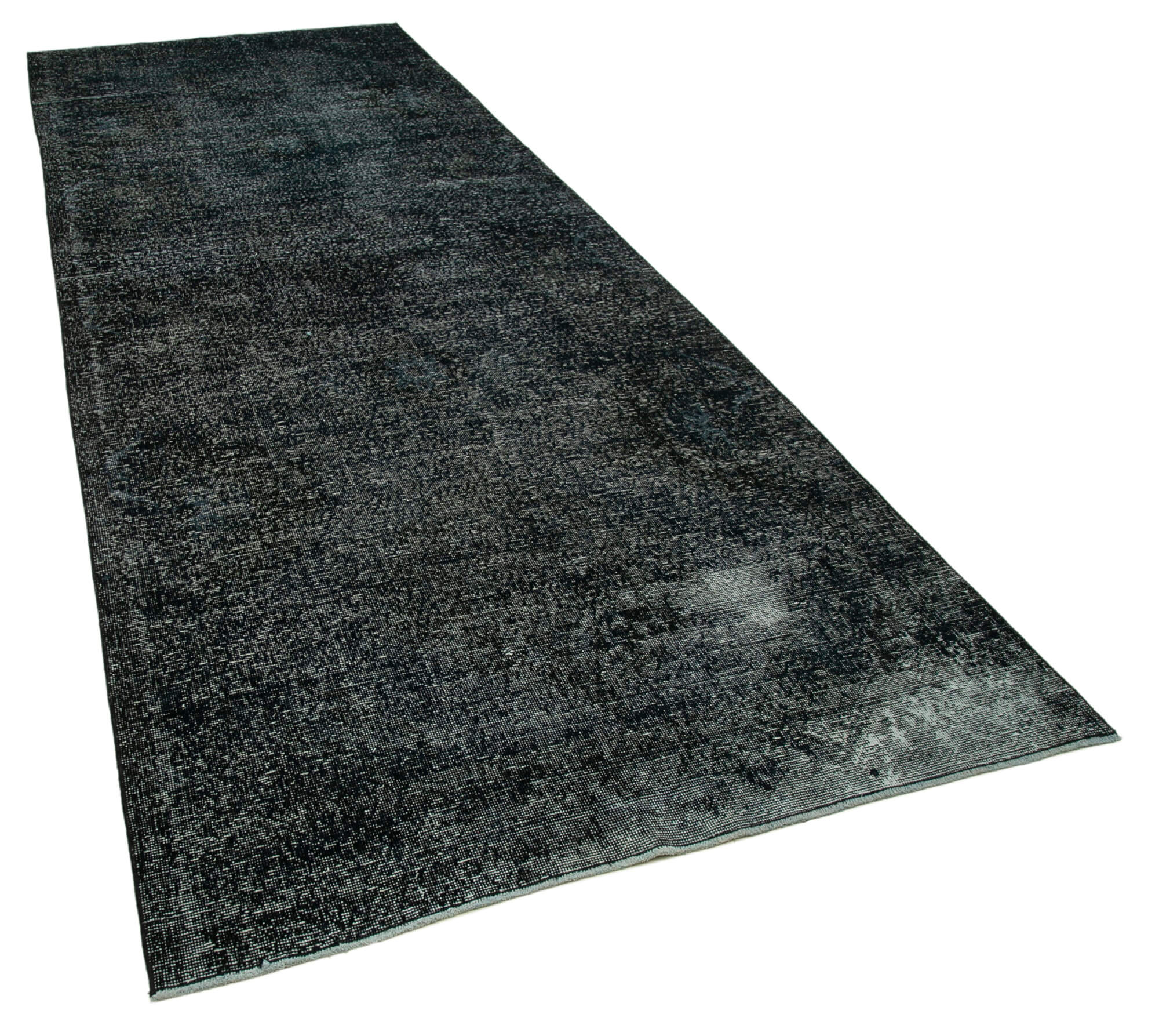 Collection of 4' 8'' x 12' 8'' Turkish Hand-Knotted Runner Rug in a gallery layout