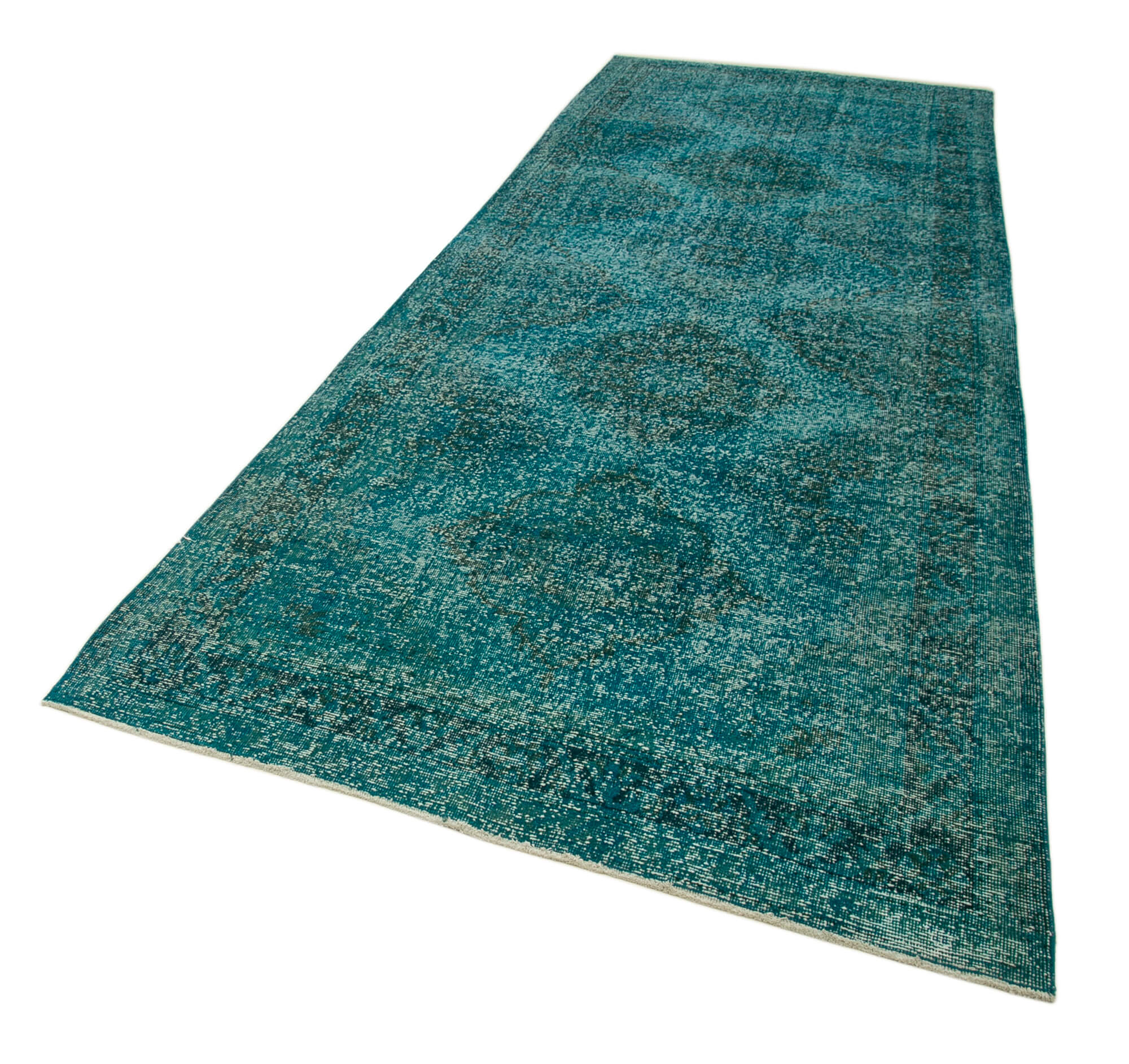 Collection of 4' 11'' x 13' 3'' Turkish Hand-Knotted Runner Rug in a gallery layout