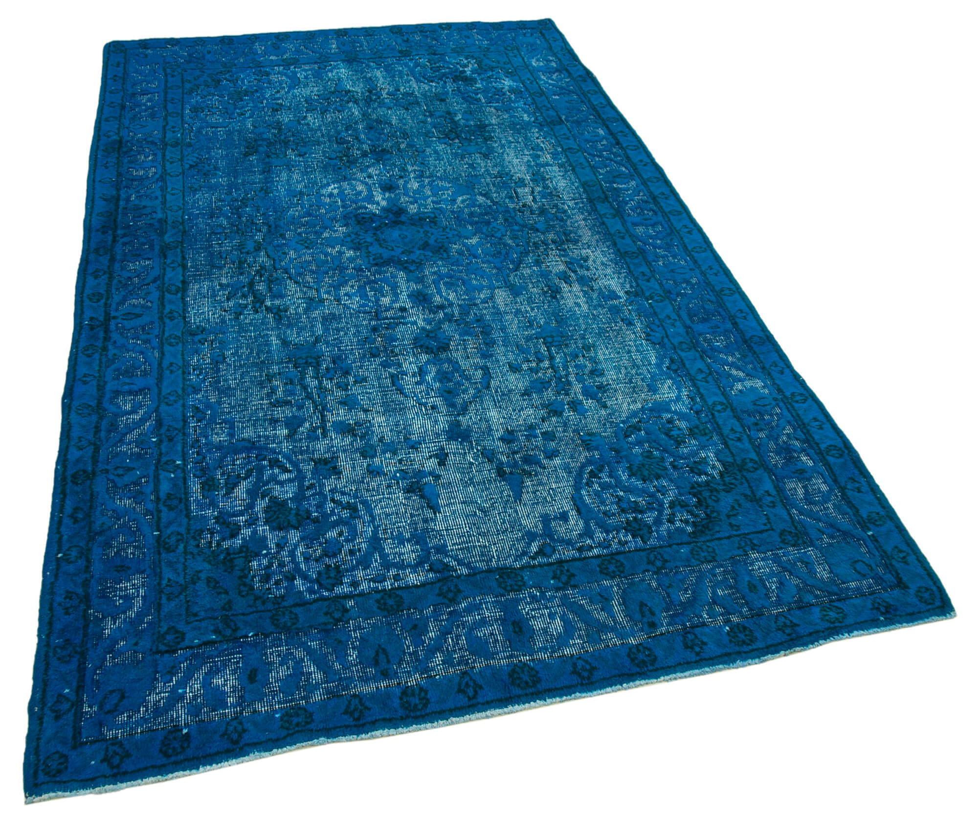 Collection of 4' 11'' x 7' 11'' Turkish Hand Carved Rug in a gallery layout