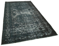 Collection of 5' 2'' x 9' 1'' Hand Carved Over-dyed Rug in a gallery layout