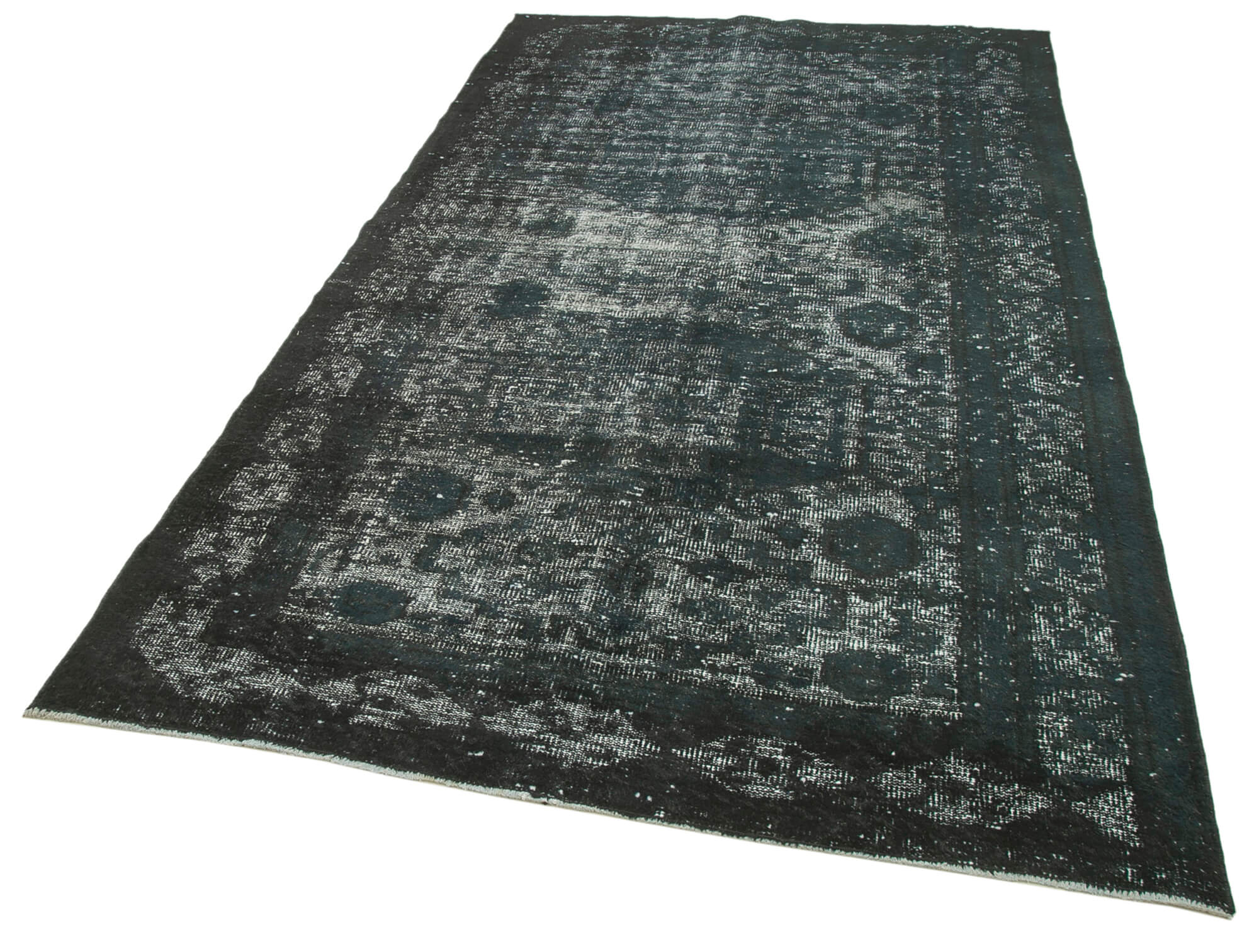 Collection of 5' 2'' x 9' 1'' Hand Carved Over-dyed Rug in a gallery layout