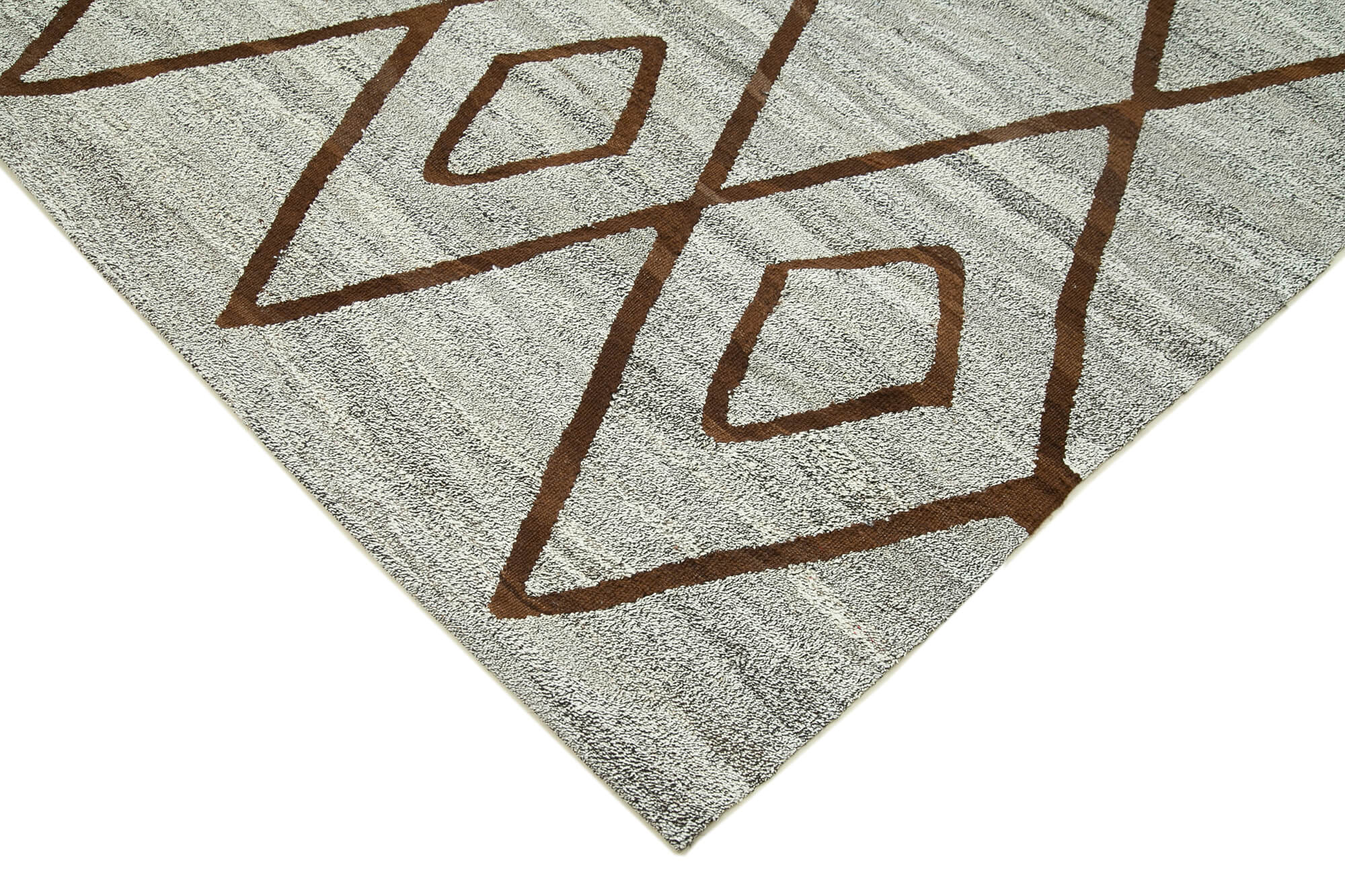 Collection of 8' x 9' 6'' Handwoven Turkish Kilim Rug in a gallery layout