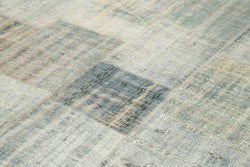 Collection of 8' 6'' x 11' 8'' Hand-Knotted Turkish Patchwork Rug in a gallery layout