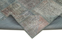 Collection of 8' 2'' x 11' 5'' Hand-Knotted Turkish Patchwork Rug in a gallery layout