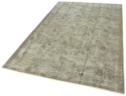 Collection of 5' 3'' x 8' 2'' Handmade Vintage Overdyed Rug in a gallery layout