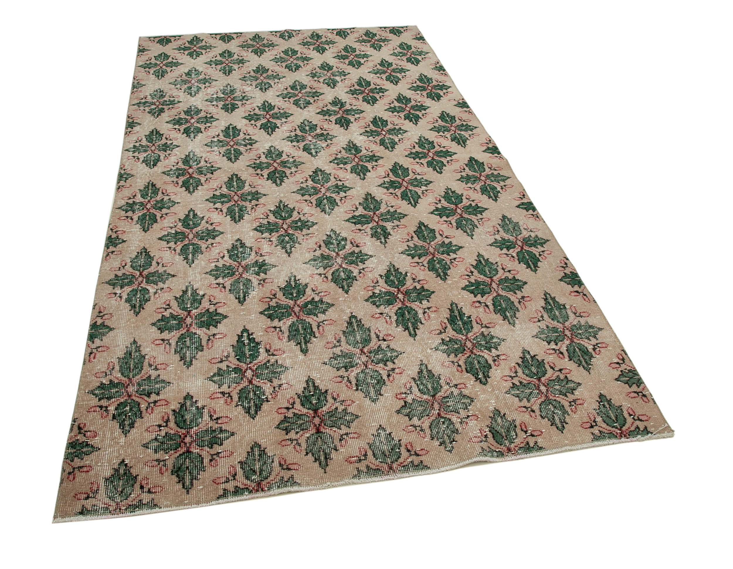 Collection of 4' 7'' x 8' 4'' Hand-Knotted Turkish Boho Rug in a gallery layout