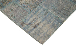 Collection of 4' 11'' x 6' 8'' Hand-Knotted Turkish Patchwork Rug in a gallery layout