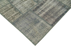 Collection of 5' 10'' x 8' 1'' Hand-Knotted Turkish Patchwork Rug in a gallery layout