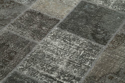 Collection of 5' 7'' x 8' 0'' Hand-Knotted Turkish Patchwork Rug in a gallery layout