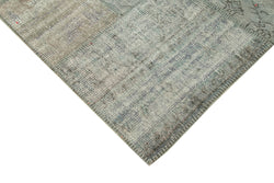 Collection of 5' 9'' x 7' 11'' Hand-Knotted Turkish Patchwork Rug in a gallery layout