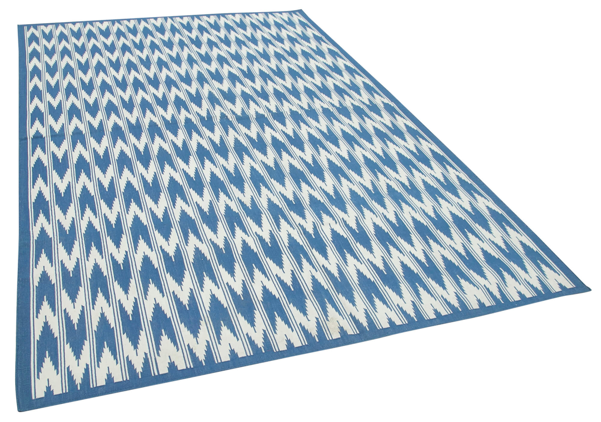 Collection of 5' 11'' x 9' 2'' Flatweave Dhurrie Rug in a gallery layout