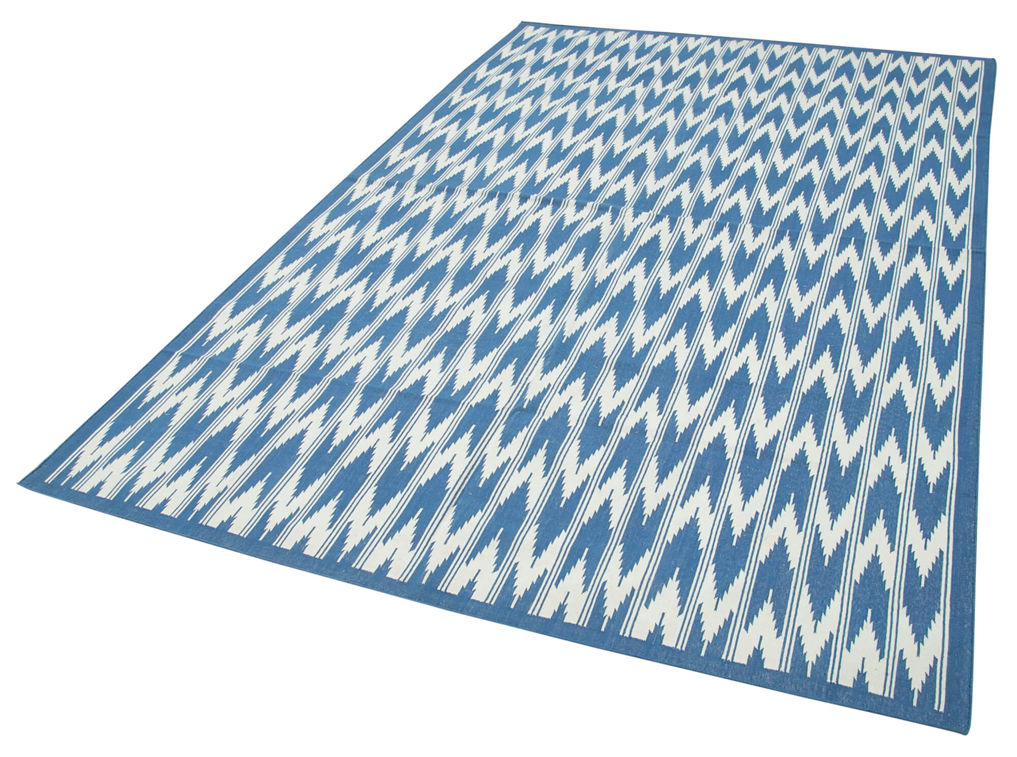 Collection of 5' 11'' x 9' 2'' Flatweave Dhurrie Rug in a gallery layout