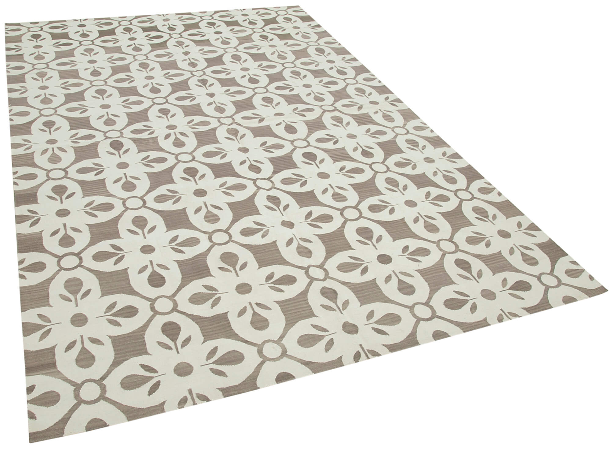 Collection of 5' 10'' x 9' 1'' Flatweave Dhurrie Rug in a gallery layout