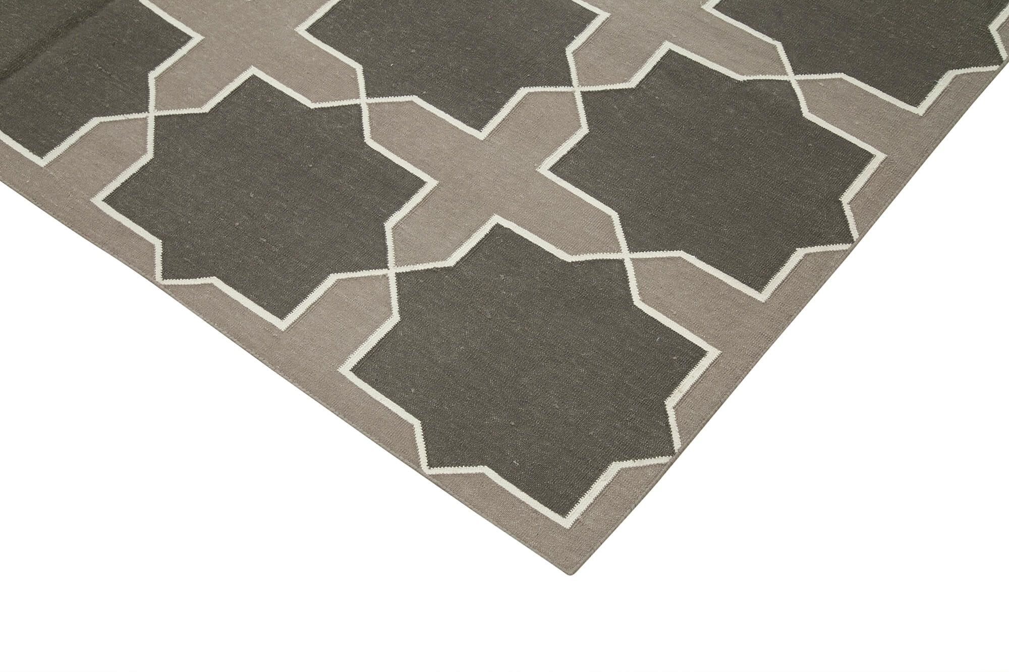 Collection of 6' 2'' x 8' 11'' Flatweave Dhurrie Rug in a gallery layout