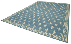 Collection of 10' 2'' x 14' Flatweave Dhurrie Rug in a gallery layout