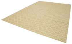 Collection of 10' 2'' x 13' 11'' Flatweave Dhurrie Rug in a gallery layout