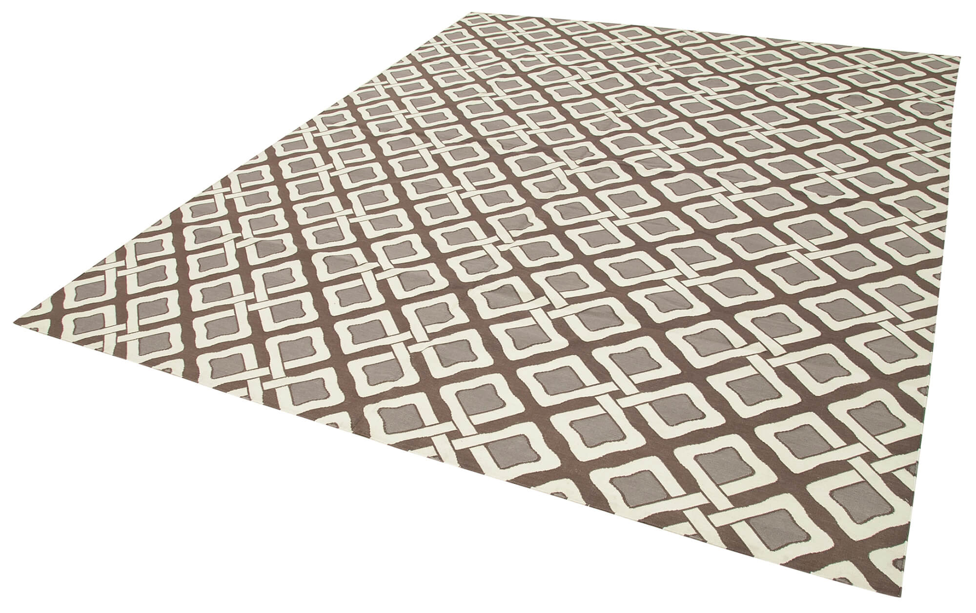 Collection of 7' 11'' x 9' 11'' Flatweave Dhurrie Rug in a gallery layout