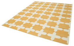 Collection of 7' 10'' x 9' 7'' Flatweave Dhurrie Rug in a gallery layout