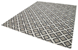 Collection of 8' 1'' x 9' 9'' Flatweave Dhurrie Rug in a gallery layout