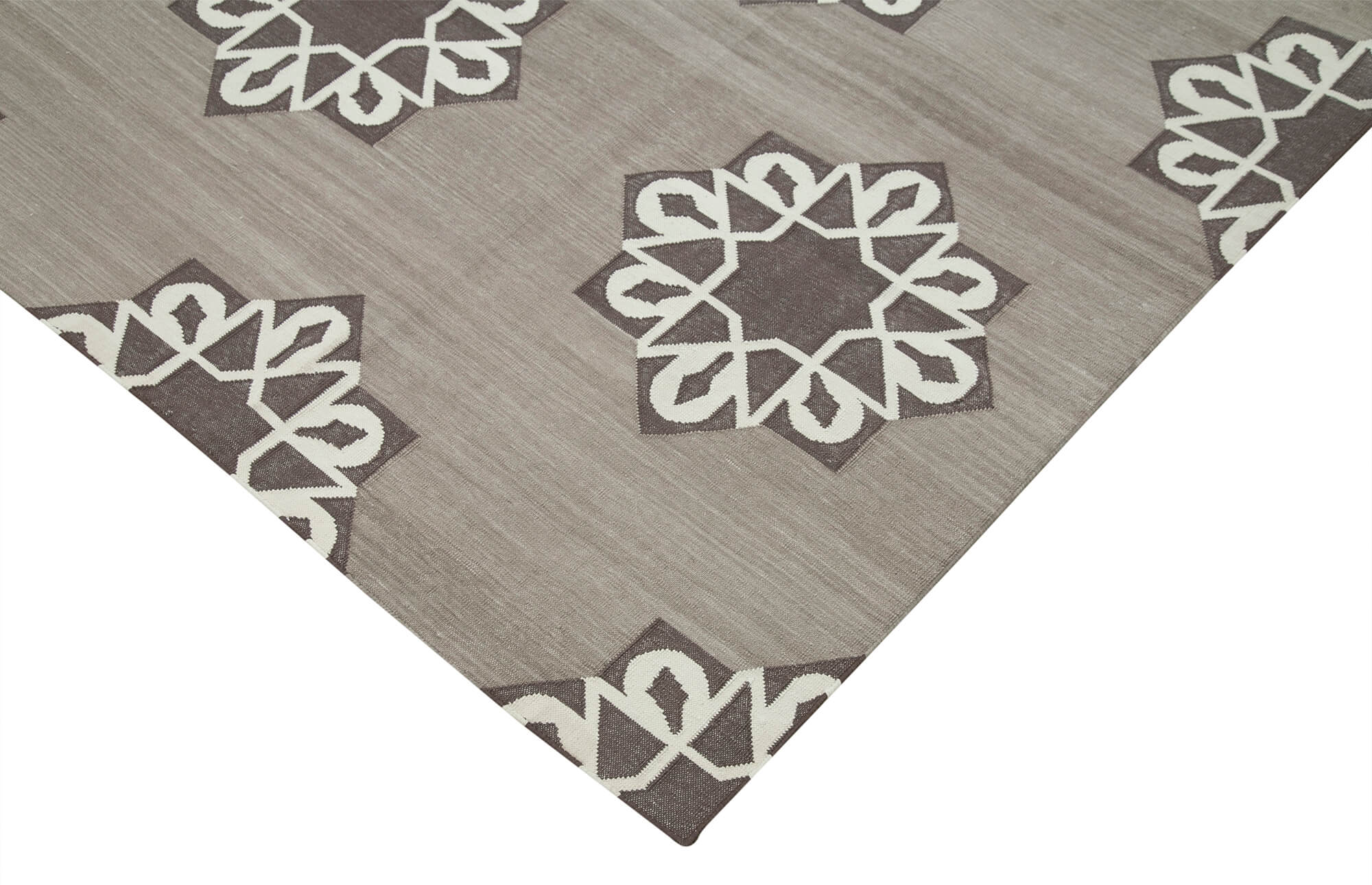 Collection of 7' 10'' x 9' 8'' Flatweave Dhurrie Rug in a gallery layout