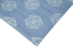 Collection of 8' 9'' x 11' 10'' Flatweave Dhurrie Rug in a gallery layout