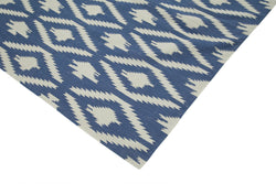 Collection of 9' 3'' x 11' 11'' Flatweave Dhurrie Rug in a gallery layout