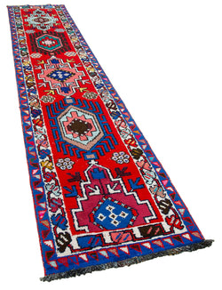 Collection of 2' 7'' x 13' 2'' Handmade Runner Rug in a gallery layout